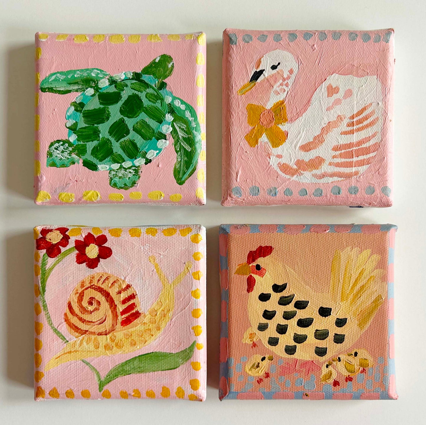 Turtle mini painting