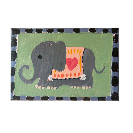 Baby Elephant mini painting