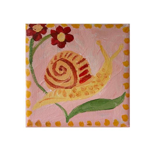 Snail mini painting