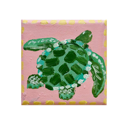 Turtle mini painting