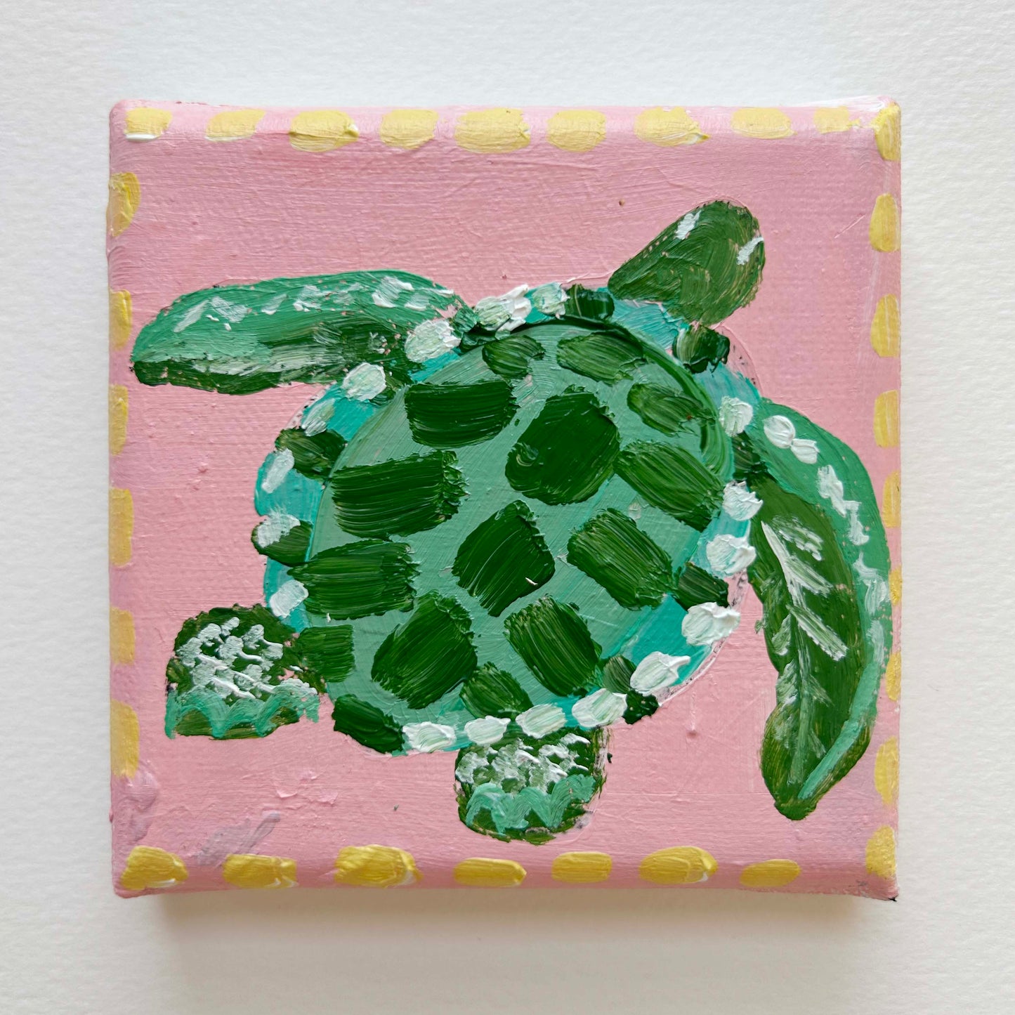 Turtle mini painting